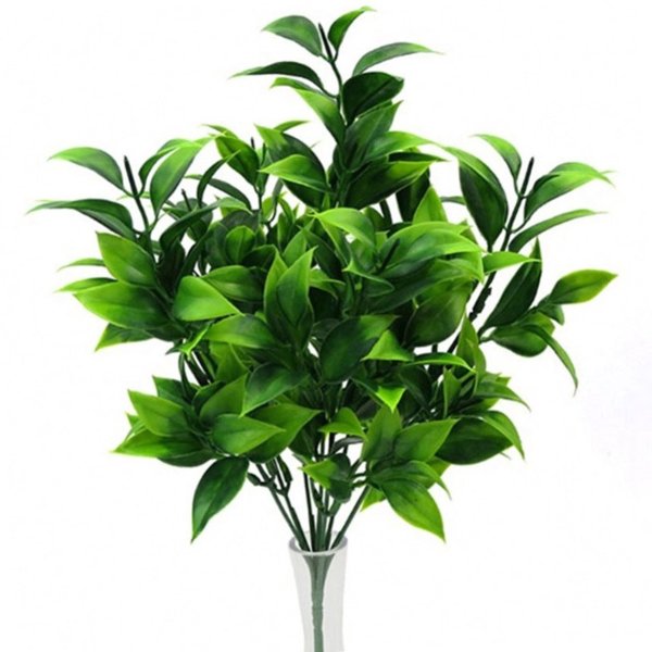 0.99US $ 70% OFF|7 Branches Green Artificial Plants For Garden Bushes Fake Grass Eucalyptus Orange Leaves Faux Plant For Home Shop Decoration - Artificial Plants - AliExpress