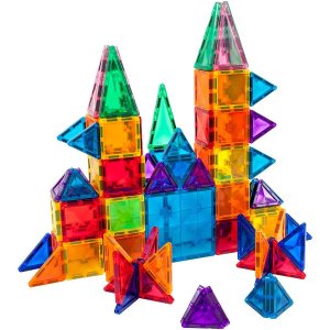 PicassoTiles 101-Piece Mini Magnetic Building Block Set
