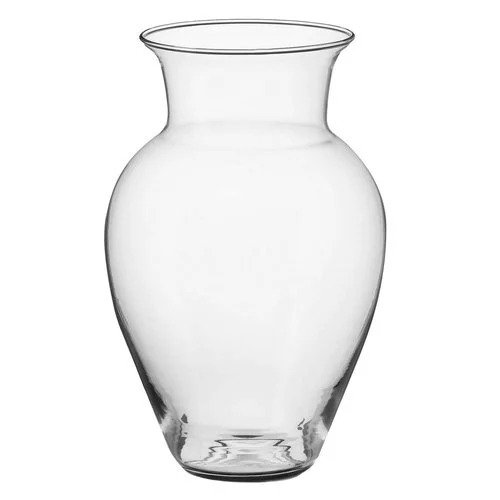 Clear Glass 10.5" Spring Valley Floral Vase