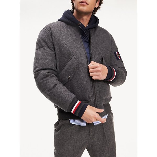 Icon Wool Bomber Jacket | Tommy Hilfiger