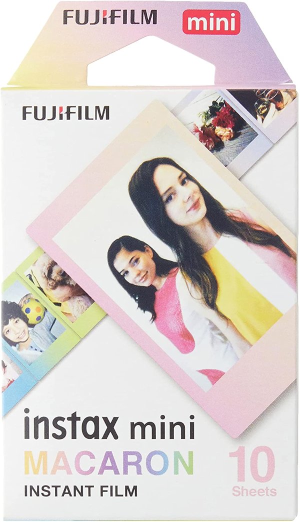 Fujifilm Instax Mini 拍立得相纸 马卡龙边框 - 10 张