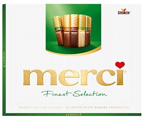 Finest Selection - Almond Crisp Variety with 4 exquisite almond-chocolate specialties 250 g,/ Germany