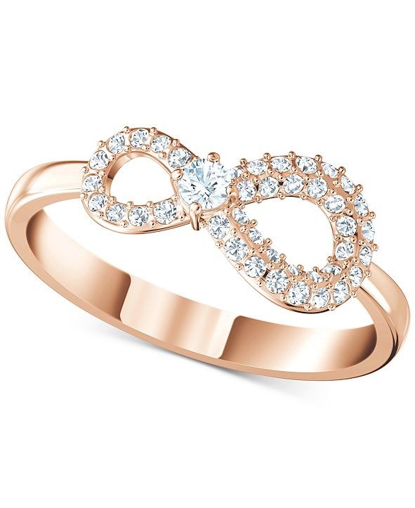 Crystal Infinity Symbol Ring