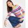 Women's 100% Cashmere Striped Crewneck Sweater, Created for Macy's