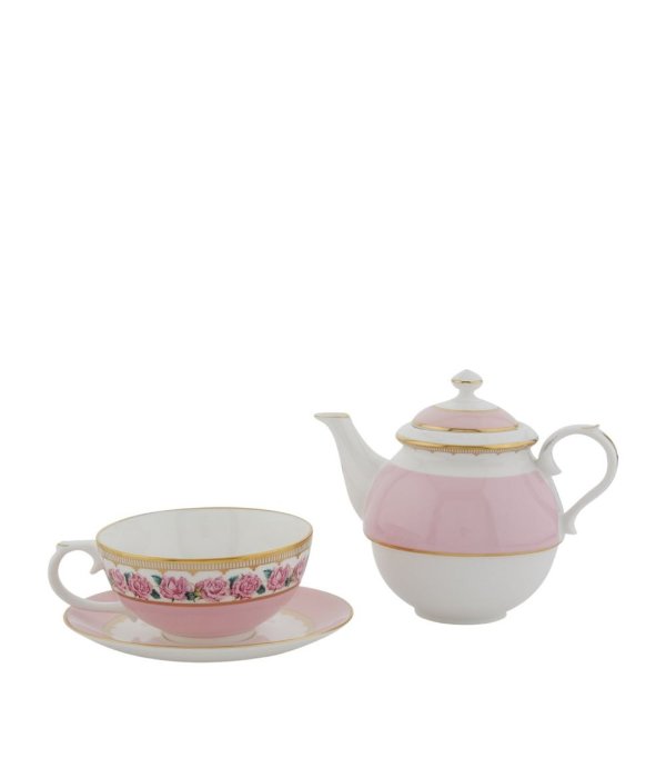 Halcyon Days Shell Garden Floral Tea for One | Harrods US