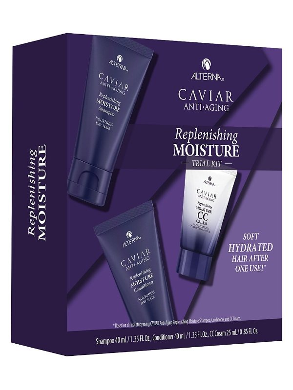 Caviar Moisture 3-Piece Trial Kit