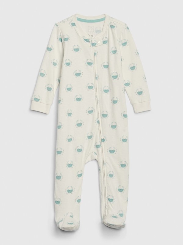Baby Organic Footed One-Piece