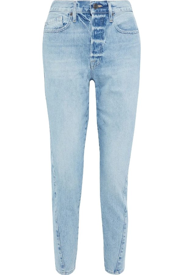 Le Original Skinny twist distressed high-rise skinny jeans