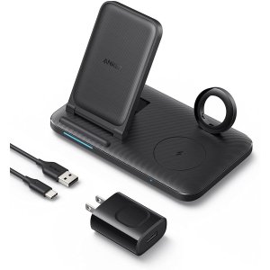 Anker Wireless Charging Station With Power Adapter for Apple Products