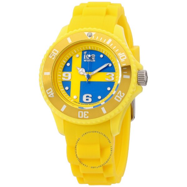 - World Sweden Edition Two tone Dial Silicone Strap Unisex Watch