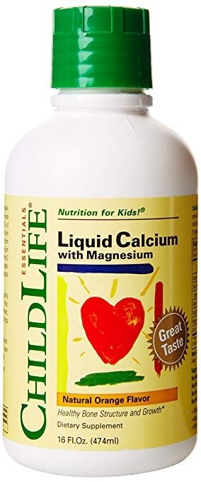 液体钙+镁儿童成长营养液，16oz