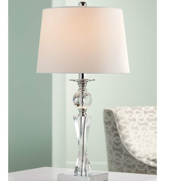 Julian Twist Column Crystal Table Lamp - #1F768 | Lamps Plus