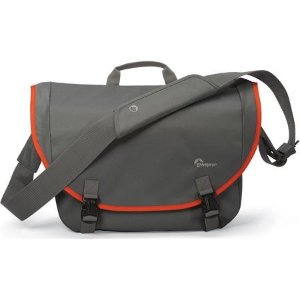 Lowepro Passport Messenger Shoulder Bag for DSLR or CSC Cameras, Gray LP36656