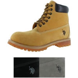 U.S. Polo Assn.男士 Tower 6" Faux 皮靴