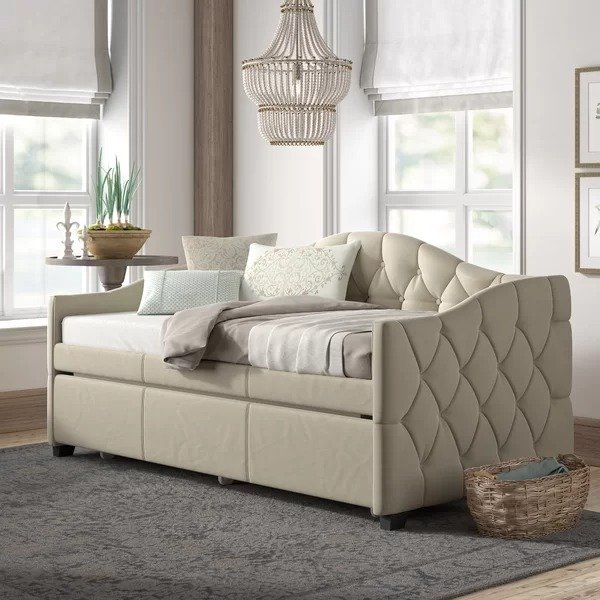 Sancerre Twin Daybed with TrundleSancerre Twin Daybed with TrundleRatings & ReviewsCustomer PhotosQuestions & AnswersShipping & ReturnsMore to Explore