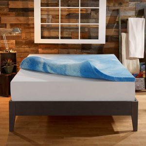 史低价：Sleep Innovations 4-Inch双层记忆棉加厚床垫 Queen尺寸