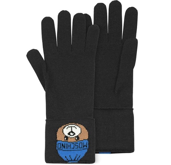 Black Long Gloves w/Toy