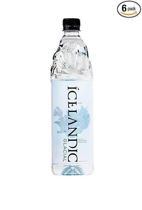 Natural Spring Water, 1 Liter, 6 Count