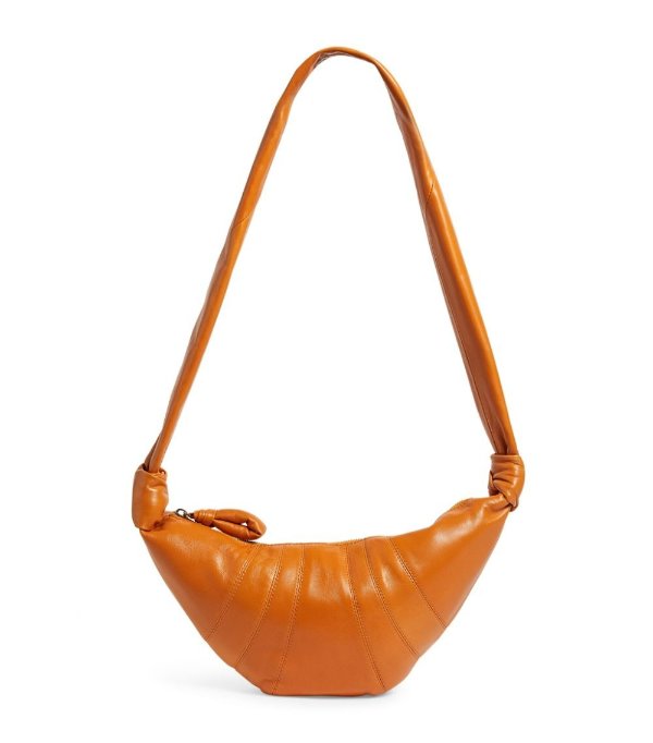 Sale | Lemaire Small Leather Croissant Bag | Harrods US