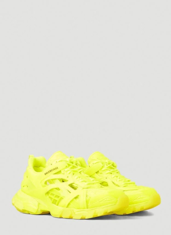 Track.2 Open Sneakers in Yellow