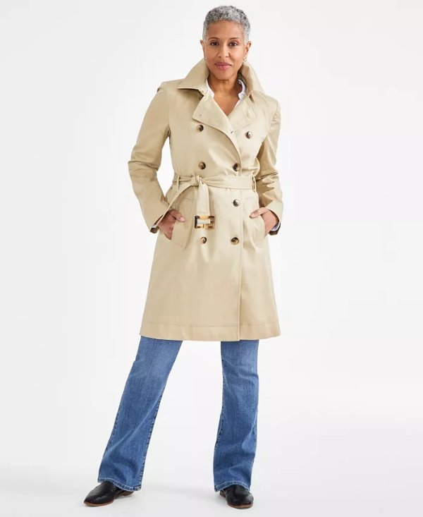Women's Classic Trench Coat, Created for Macy's