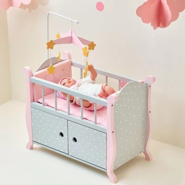 Polka Dots Princess Baby Doll Nursery Bed with CabinetPolka Dots Princess Baby Doll Nursery Bed with CabinetRatings & ReviewsMore to Explore