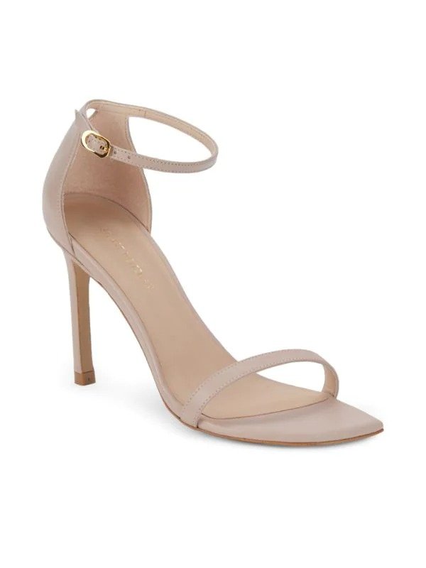 Amelina Leather Ankle-Strap Sandals