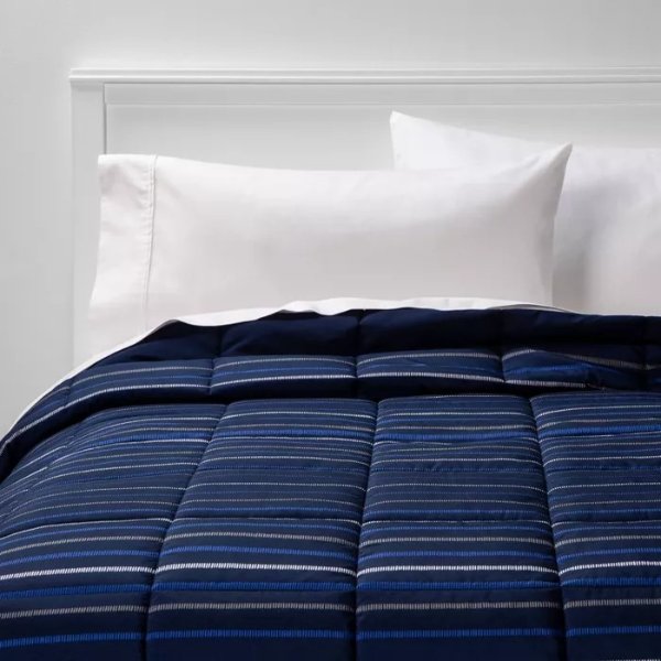 Microfiber Stripe Comforter - Room Essentials™