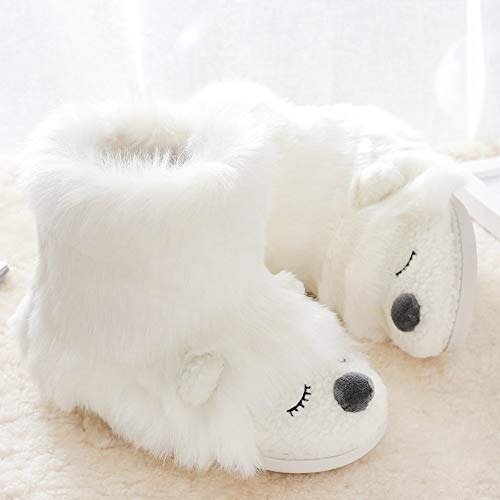 Cute Animal Fluffy Booties Slippers for Women Warm Soft Boots Monster Cosplay