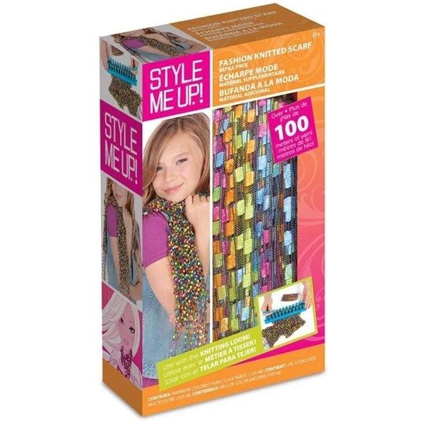 Style Me Up DIY Scarf Kit- Yarn - Loom Refill