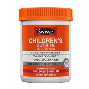 Swisse 儿童综合维生素120粒咀嚼糖，天然橙子味