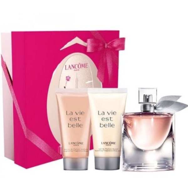 ($108 Value) Lancome La Vie Est Belle Perfume Gift Sets For Women, 3 Pieces