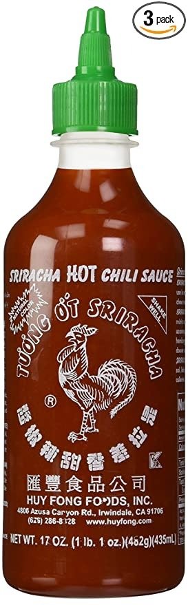 - Sriracha Hot Chili Sauce (Net Wt. 17 Oz.) - 3 Pack
