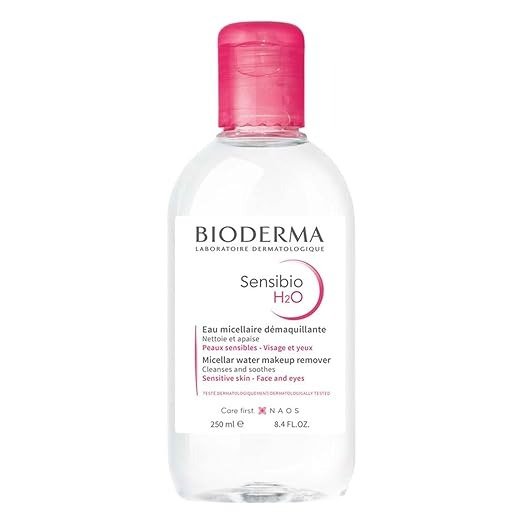 Sensibio H2O Soothing Micellar Cleansing Water and Makeup Removing Solution for Sensitive Skin