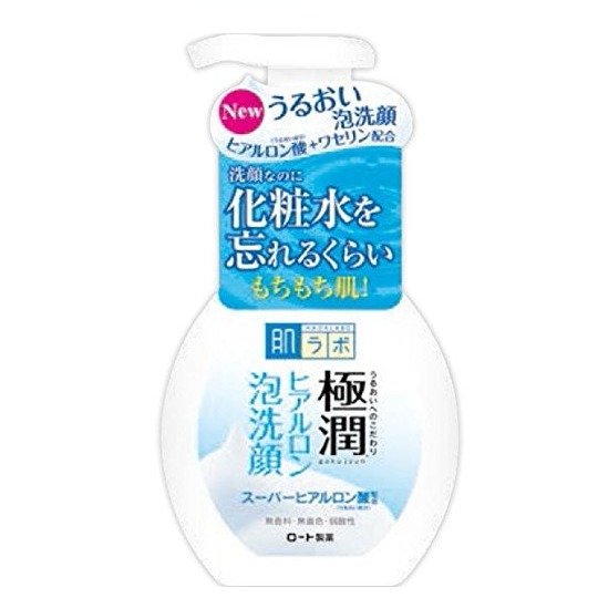 Hada Labo Rohto Gokujyn Hyaluronic Acid Cleansing Foam, 160ml