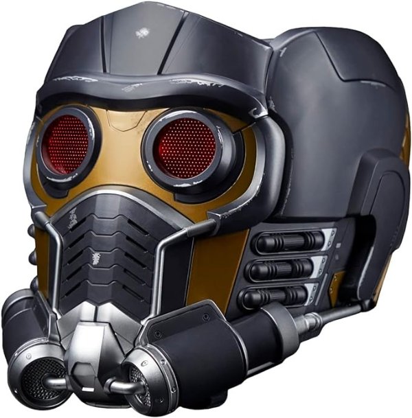Legends Series Star-Lord Premium Electronic Roleplay Helmet with Light and Sound FX, Guardians of The Galaxy Adult Roleplay Gear