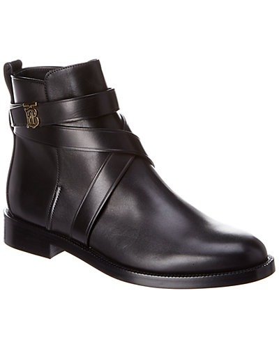 Monogram Motif Leather Ankle Boot