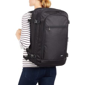 Amazon Basics Carry-On Travel Backpack - Black