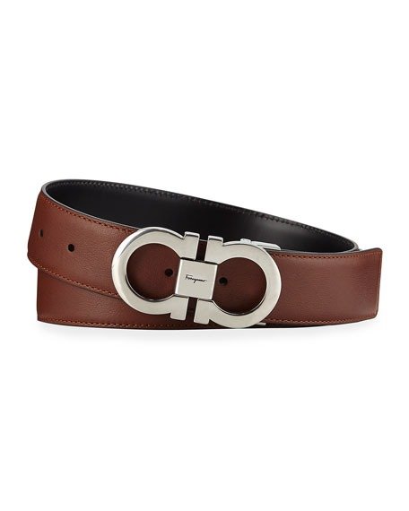 Men's Gancini Reversible Leather Belt