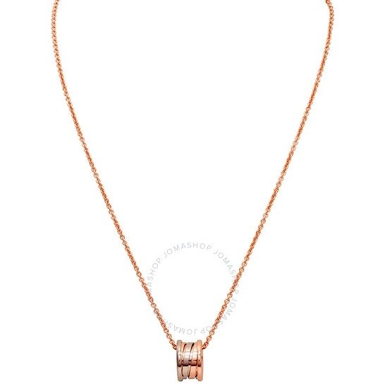 B.Zero1 18K Rose and White Gold Necklace