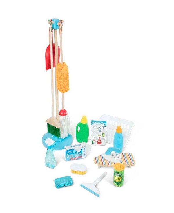 Deluxe Cleaning Laundry Play Set, 21 Piece