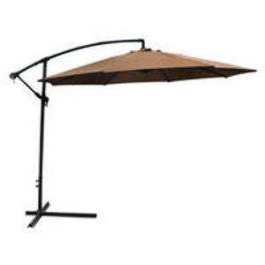 Offset 10-Foot Hanging Patio Umbrella 