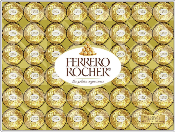Ferrero Rocher Fine Hazelnut Chocolates, 48 ct