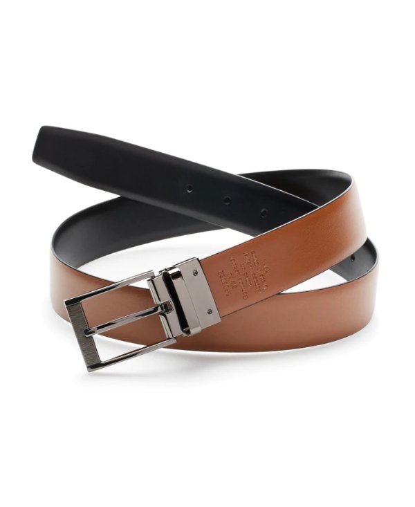 Reversible Scratch Leather Belt