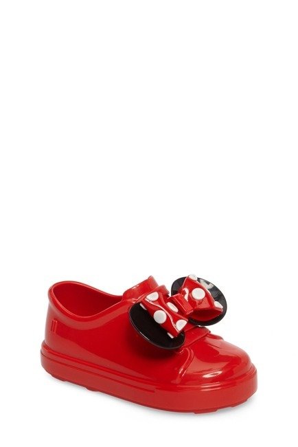 Mini Melissa Disney(R) Be Minnie Slip-On Sneaker (Walker & Toddler)