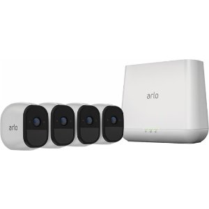 Arlo Pro 无线监控摄像头系统 含4个无线可充电摄像头