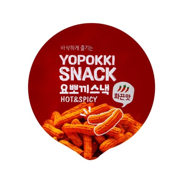 YOUNGPOOONG Yopokki Shaped Snack Hot & Spicy 50g