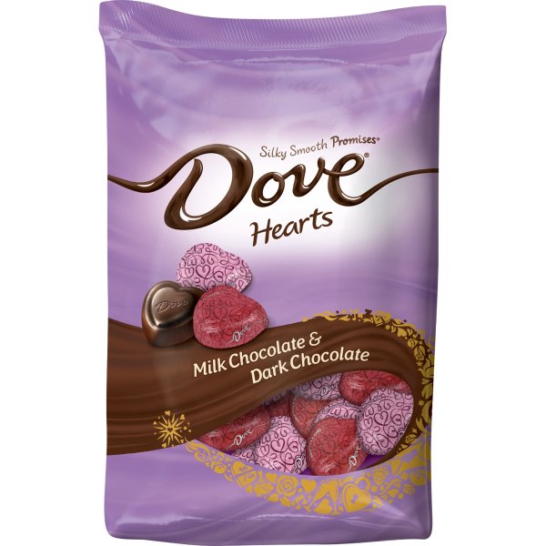 PROMISES Valentine's Day Milk and Dark Chocolate Candy Hearts Variety Mix 19.52-Ounce Bag