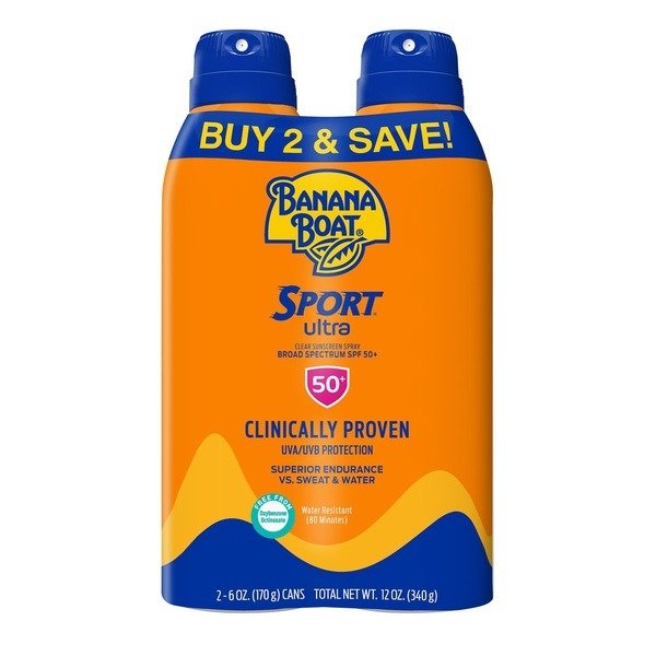 Ultra Sport Clear Sunscreen Spray, 12 OZ