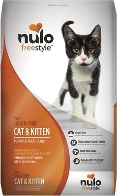 FreeStyle Grain-Free Turkey & Duck Recipe Cat & Kitten Dry Cat Food, 12-lb bag - Chewy.com